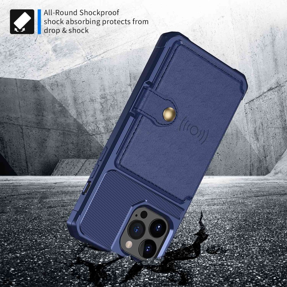 Tough Multi-slot Case iPhone 14 Pro Max sininen