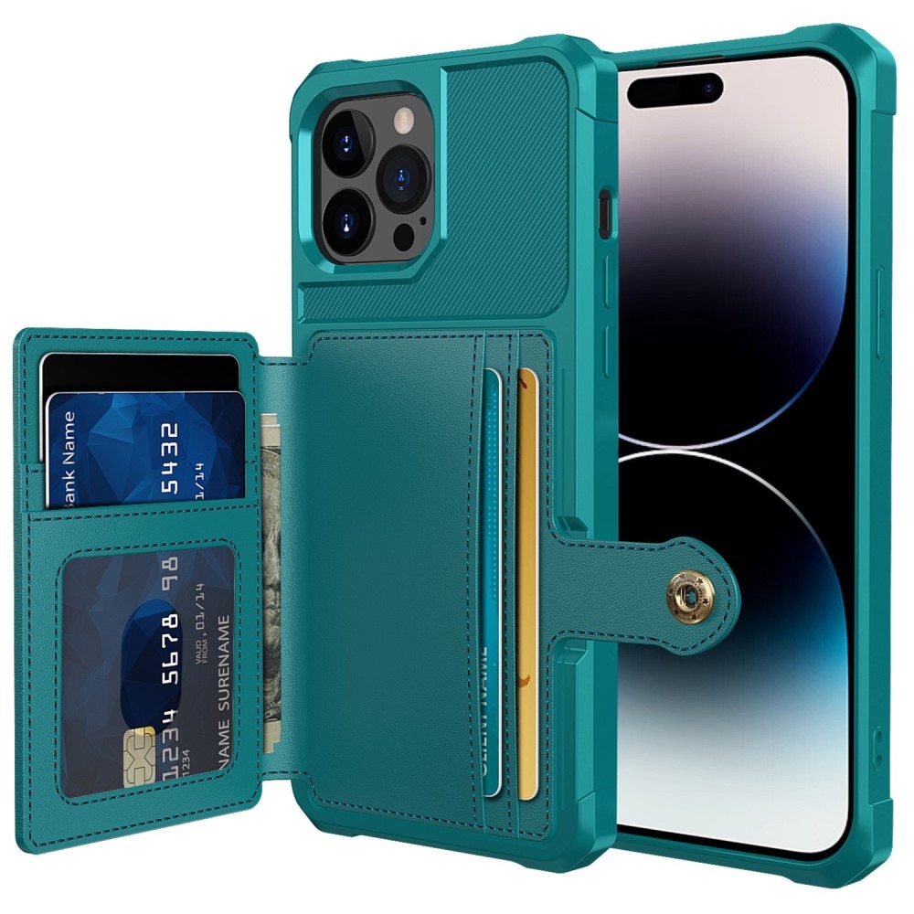 Tough Multi-slot Case iPhone 14 Pro Max vihreä