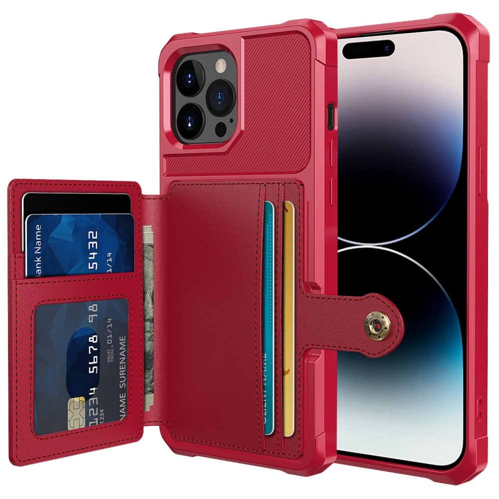 Tough Multi-slot Case iPhone 14 Pro Max punainen