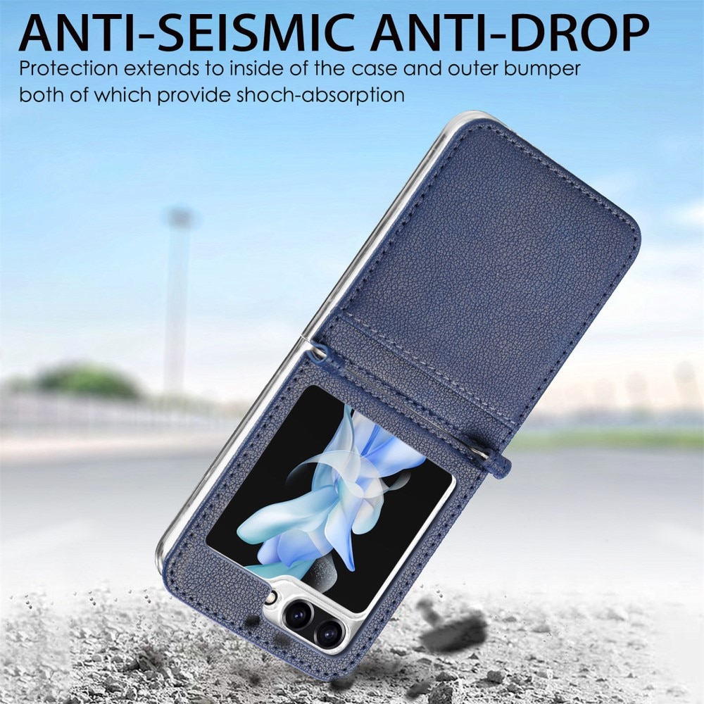 Slim Card Wallet Samsung Galaxy Z Flip 7 FE Sininen