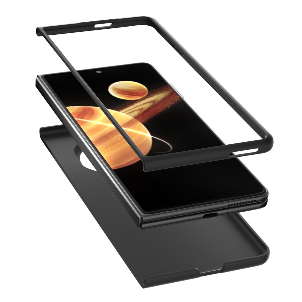 Hard Case Rubberized Honor Magic V3 Musta