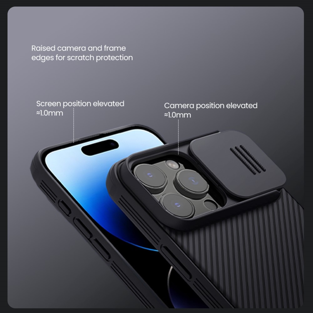 CamShield Kuori iPhone 16 Pro Max Harmaa