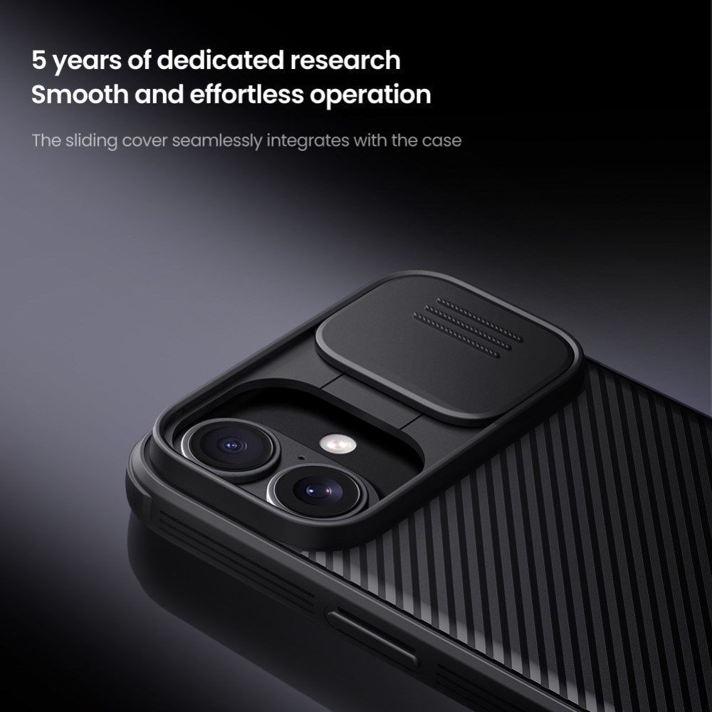 CamShield Kuori iPhone 16 Plus Musta