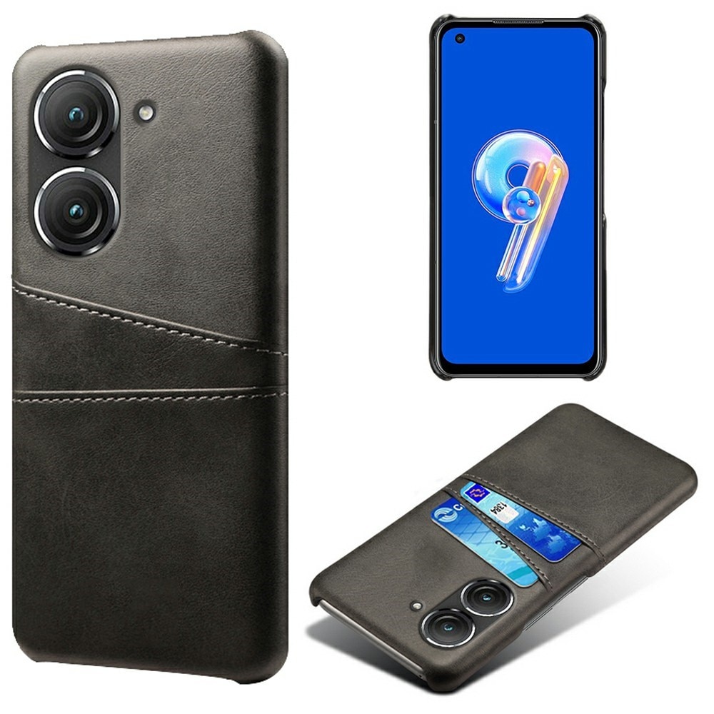 Card Slots Case Asus Zenfone 9 musta