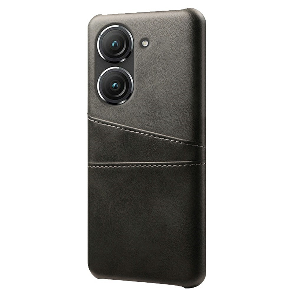 Card Slots Case Asus Zenfone 9 musta