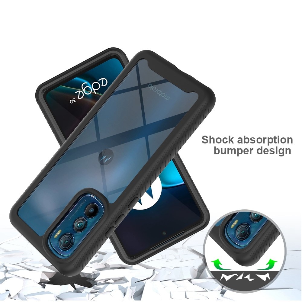 Full Protection Case Motorola Edge 30 Musta