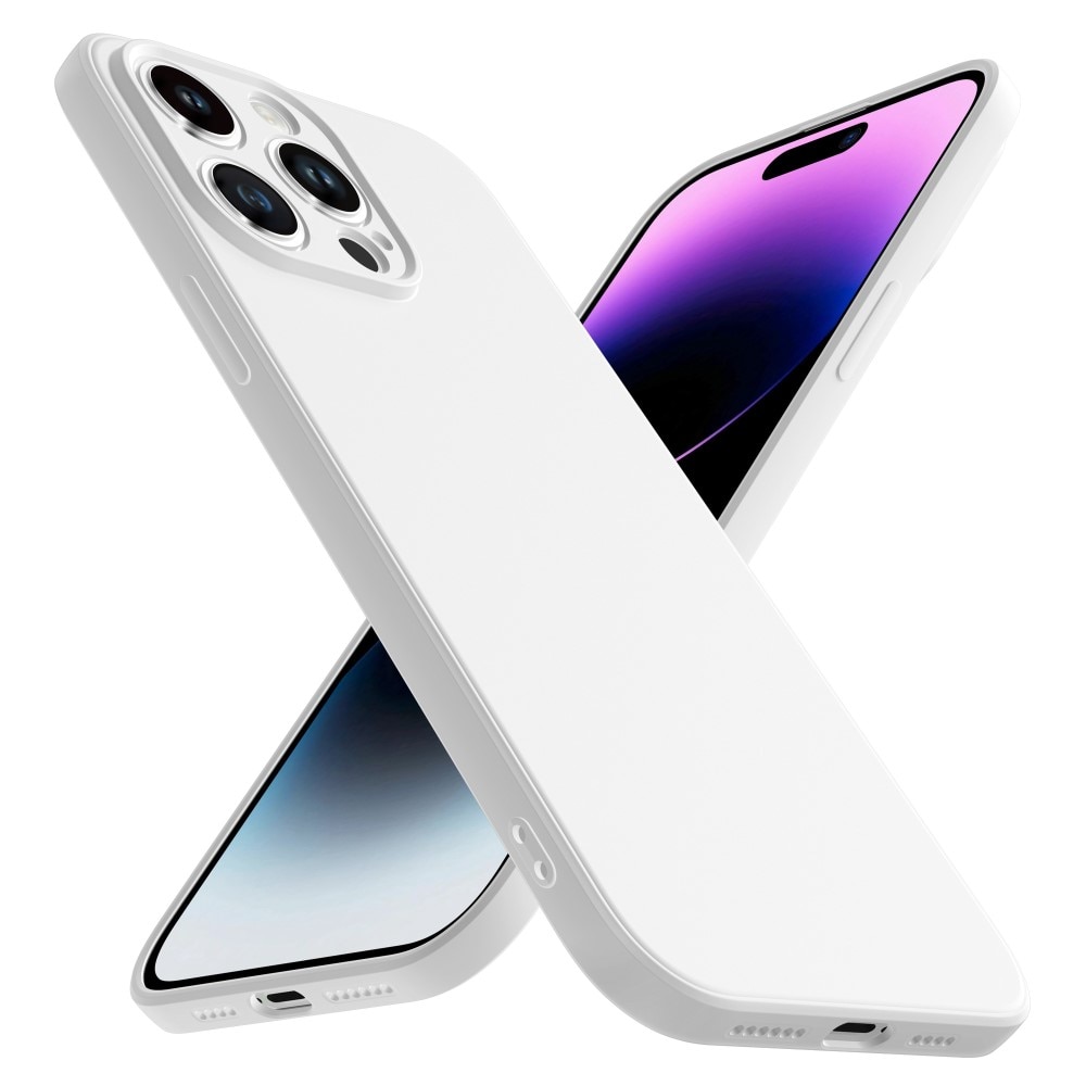 Soft TPU Case iPhone 14 Pro Max valkoinen