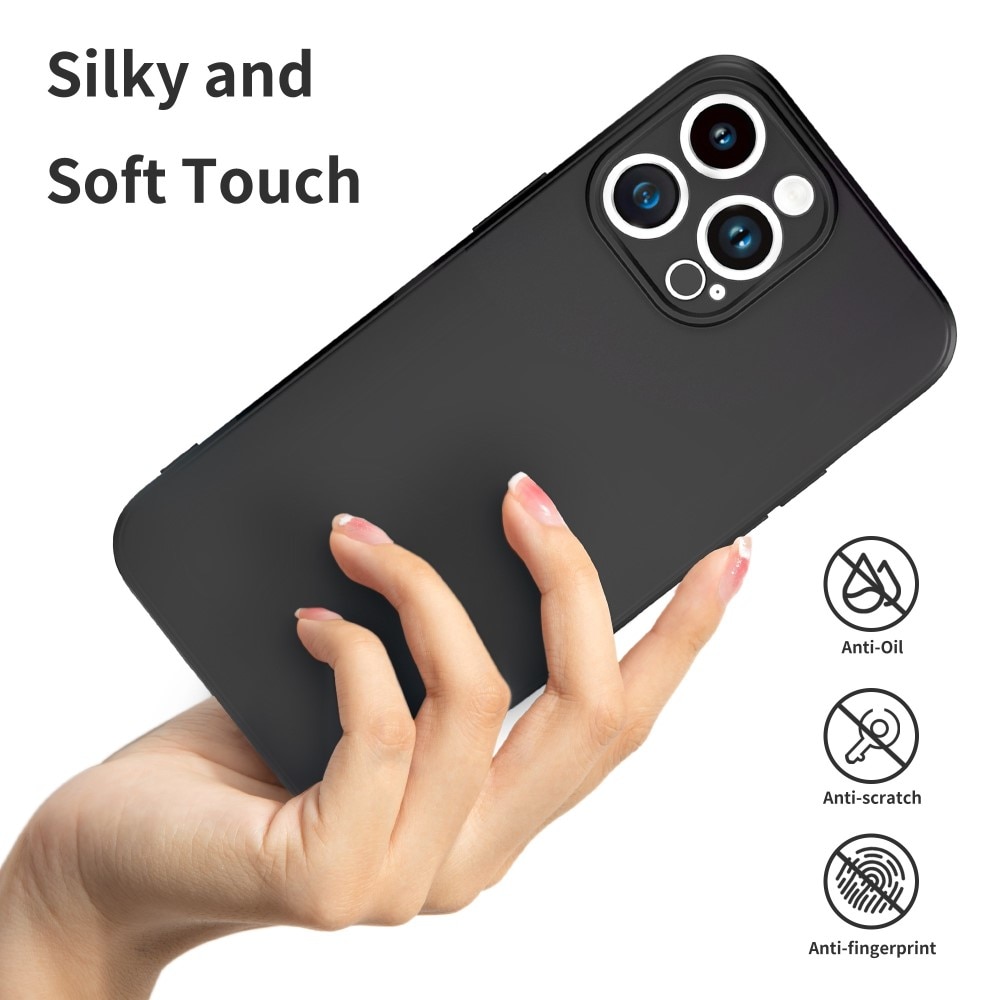 Soft TPU Case iPhone 14 Pro Max musta