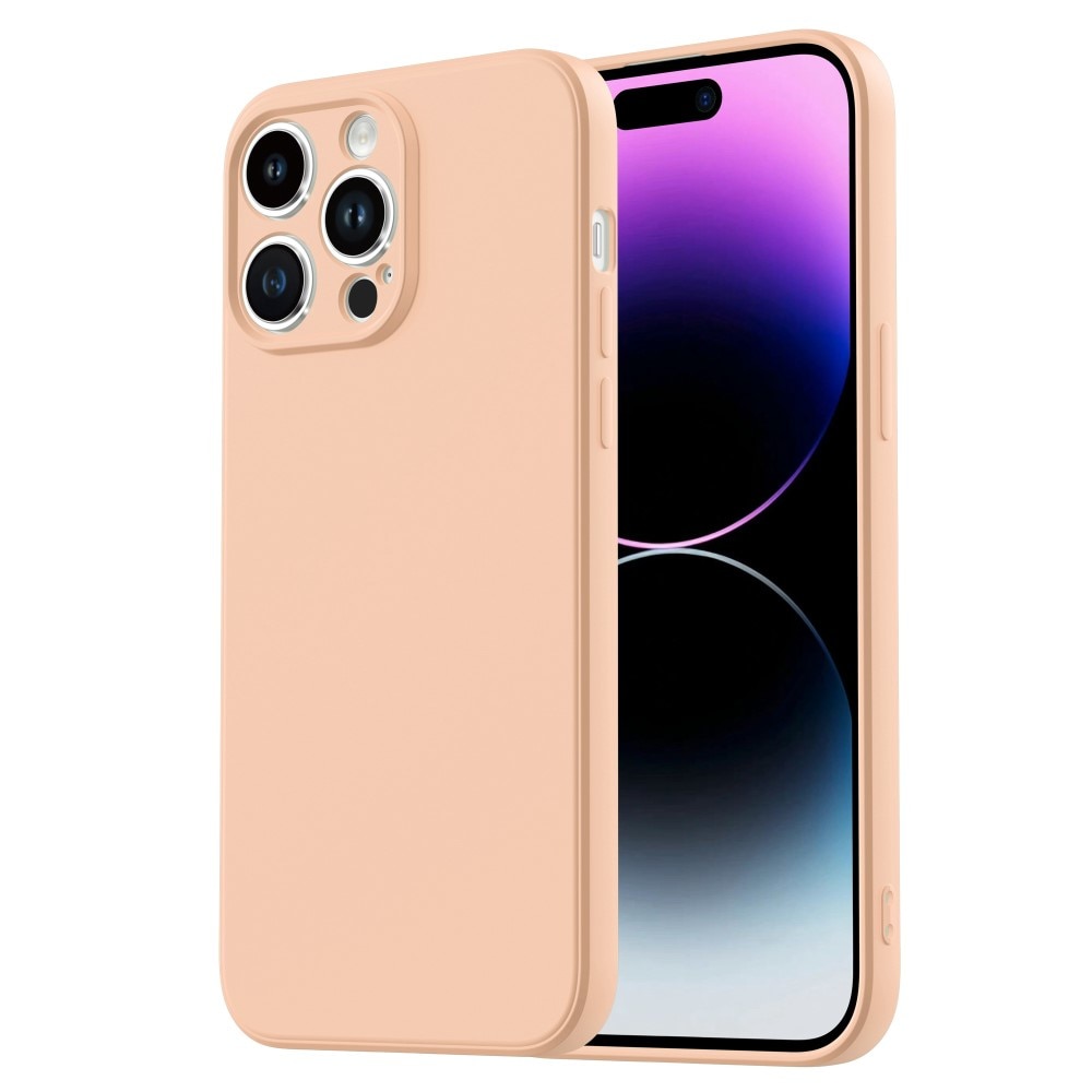 Soft TPU Case iPhone 14 Pro vaaleanpunainen