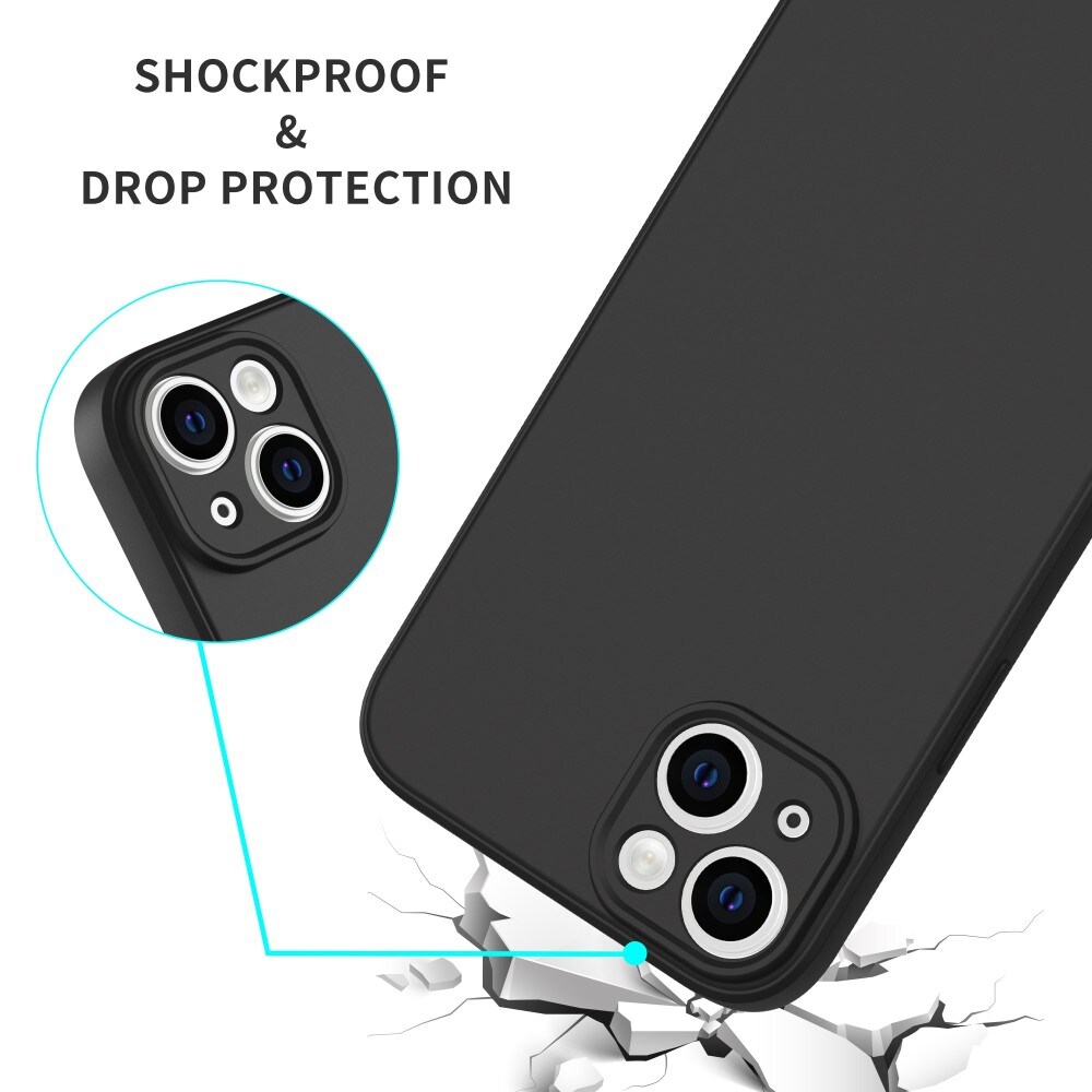 Soft TPU Case iPhone 14 Plus musta