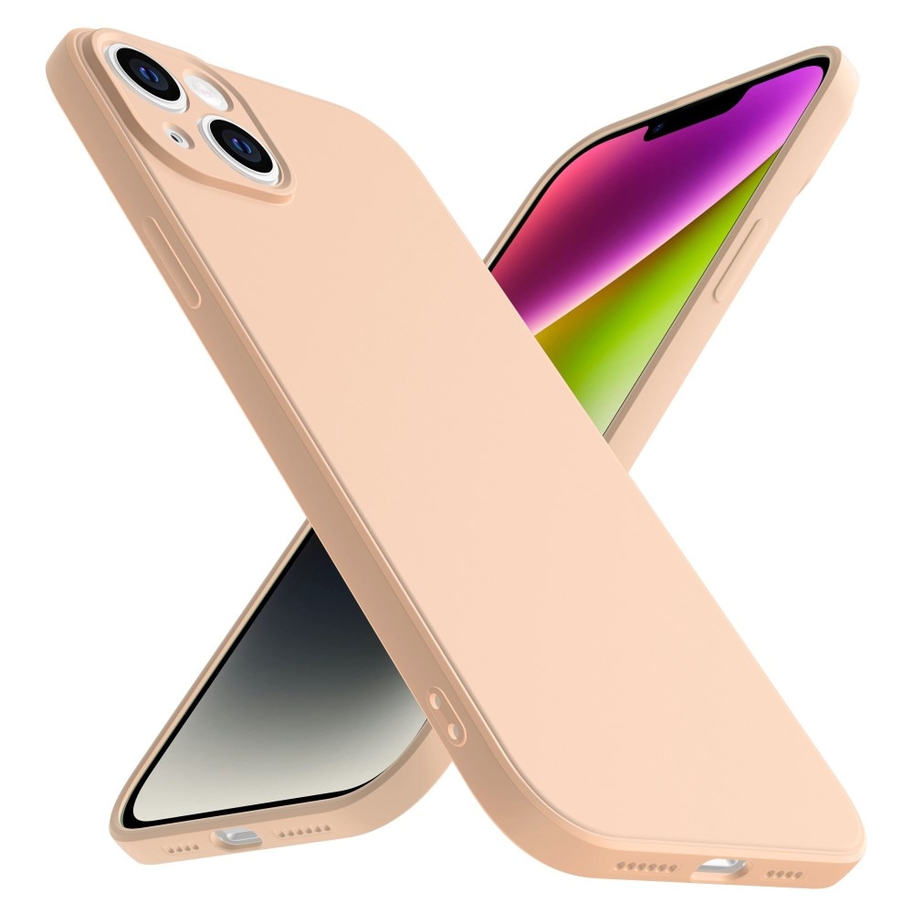 Soft TPU Case iPhone 14 Plus vaaleanpunainen