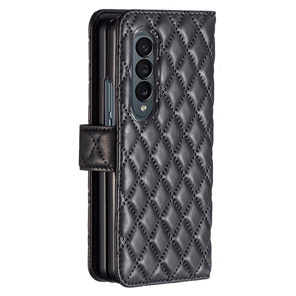 Lompakkokotelot Samsung Galaxy Z Fold 3 Quilted musta