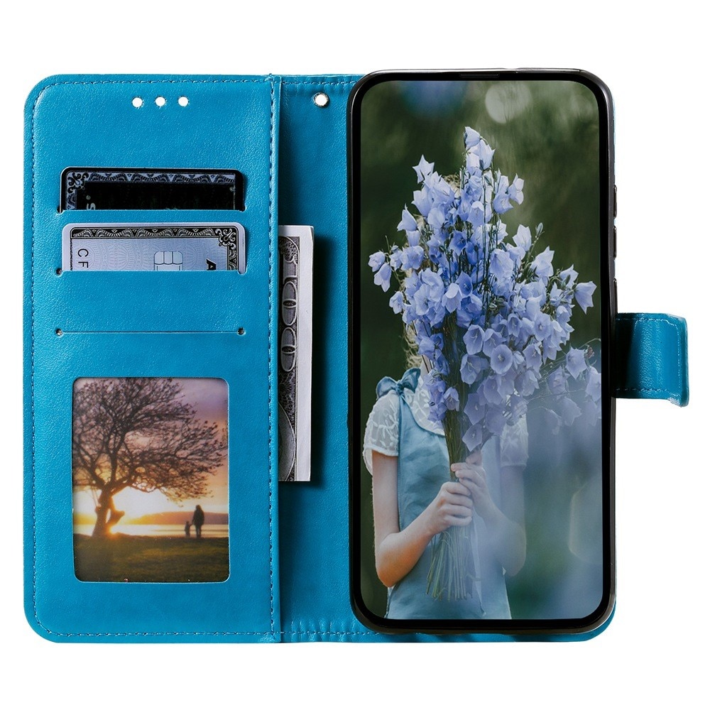 Nahkakotelo Mandala Xiaomi 12T/12T Pro sininen