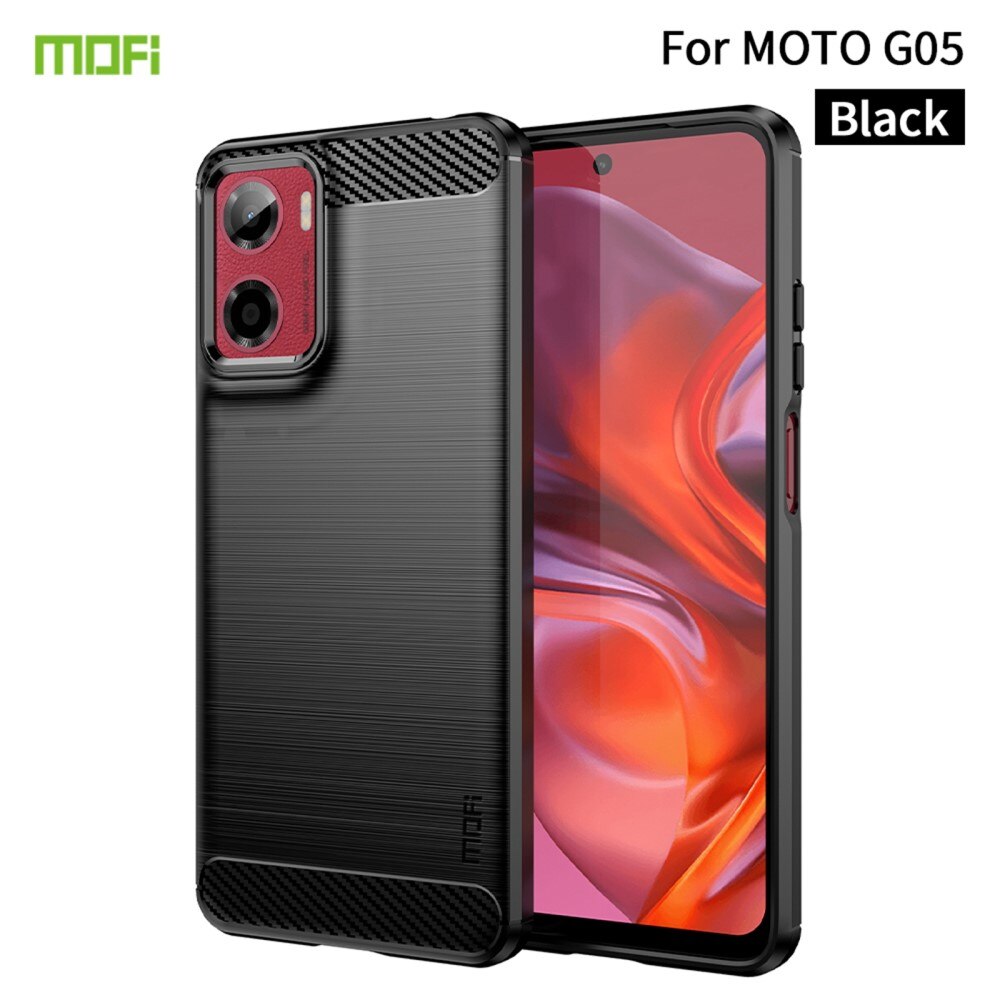 Motorola Moto G05 Kuori TPU Brushed Musta