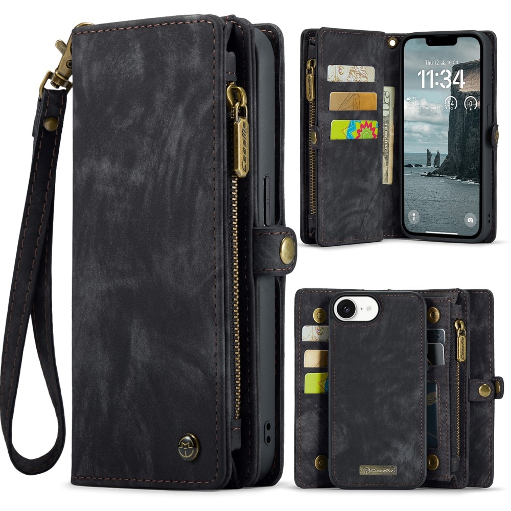 Multi-slot Suojakotelo iPhone 16e Harmaa