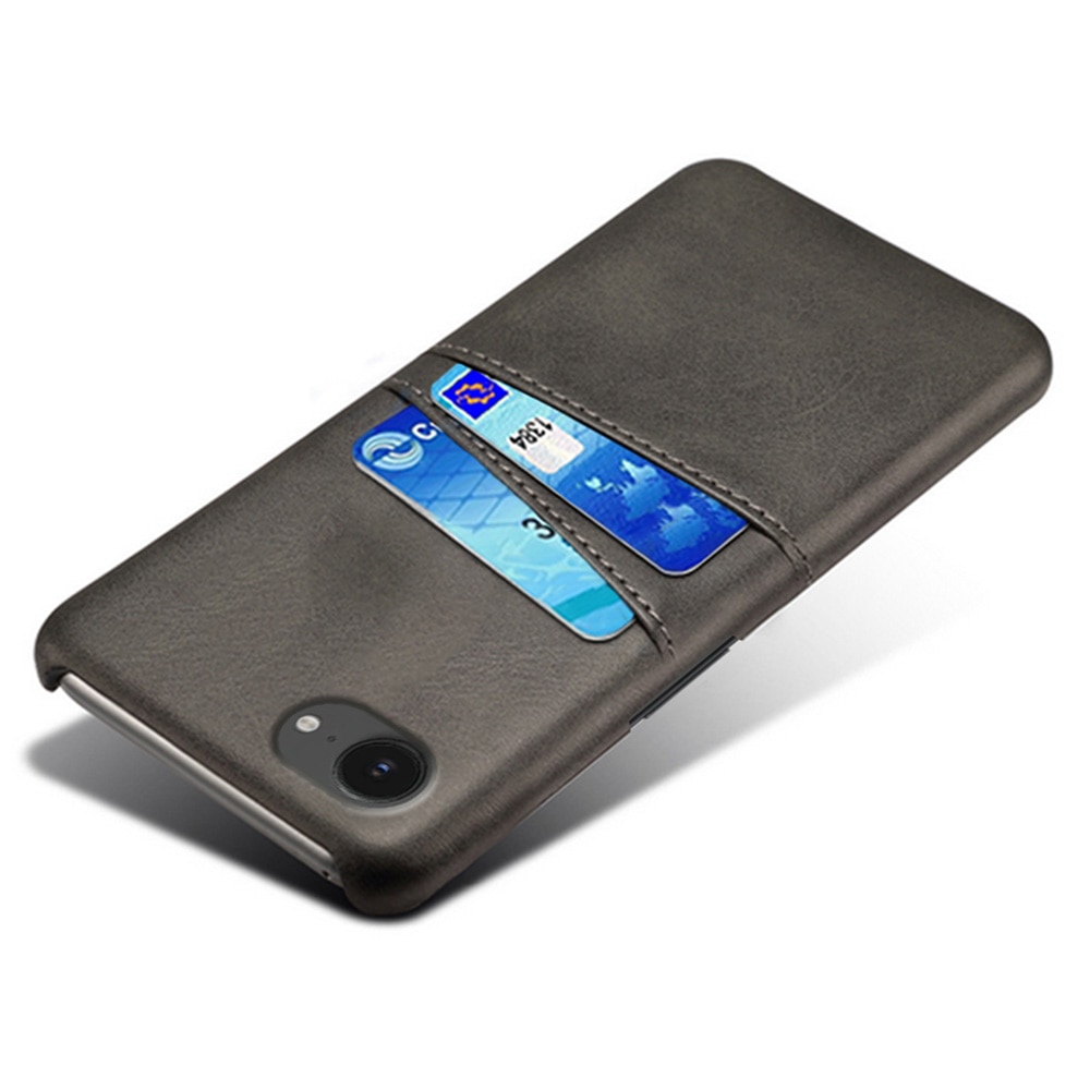 Card Slots Case iPhone 16e Musta