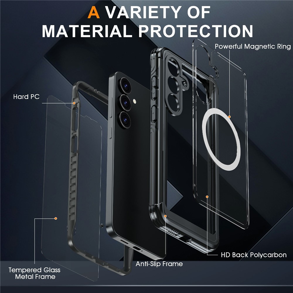 Premium Full Protection Case Samsung Galaxy S25 Black