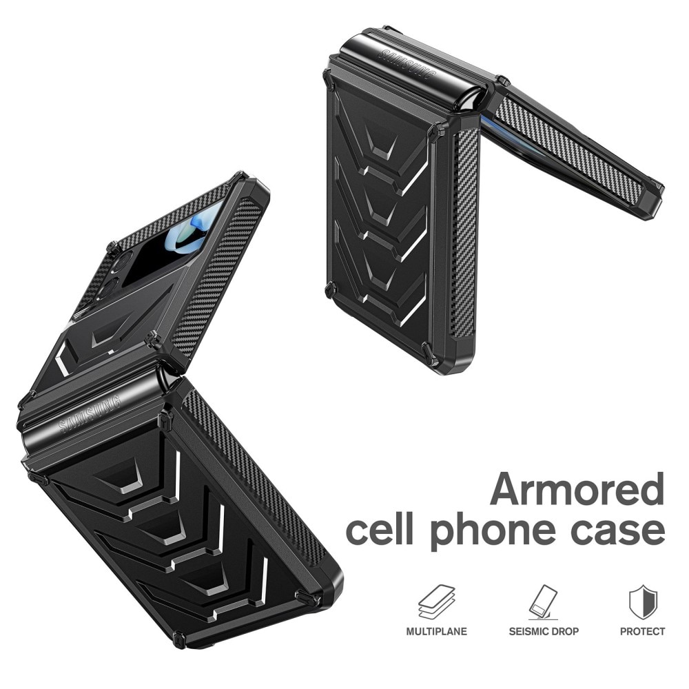 Tactical Protection Case Samsung Galaxy Z Flip 4 Black