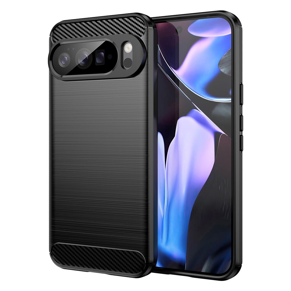 Google Pixel 10 Pro XL Kuori TPU Brushed Musta