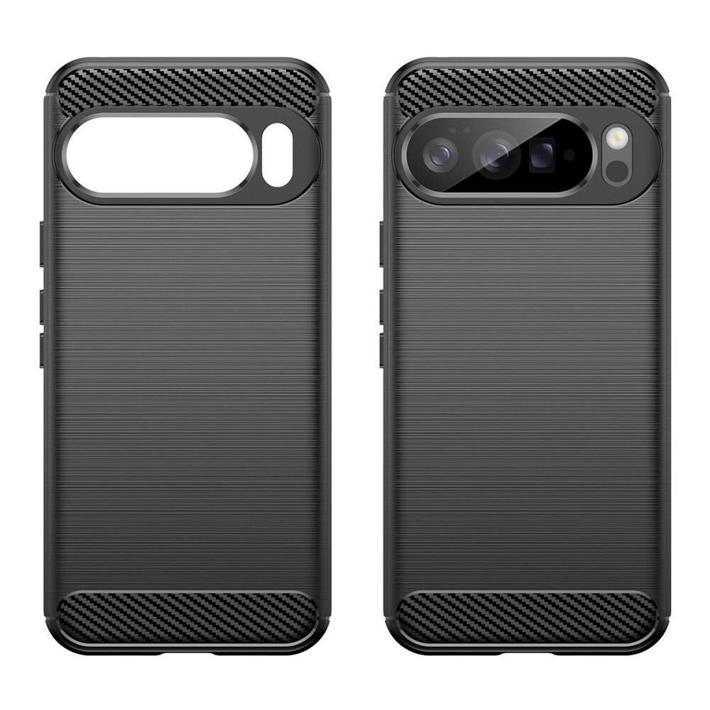 Google Pixel 10 Pro XL Kuori TPU Brushed Musta