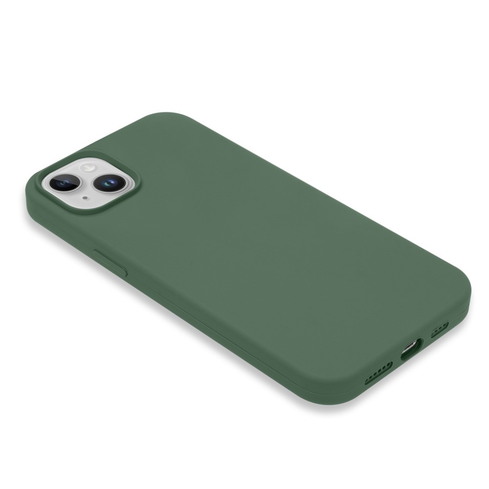 Silikonikuori iPhone 14 vihreä