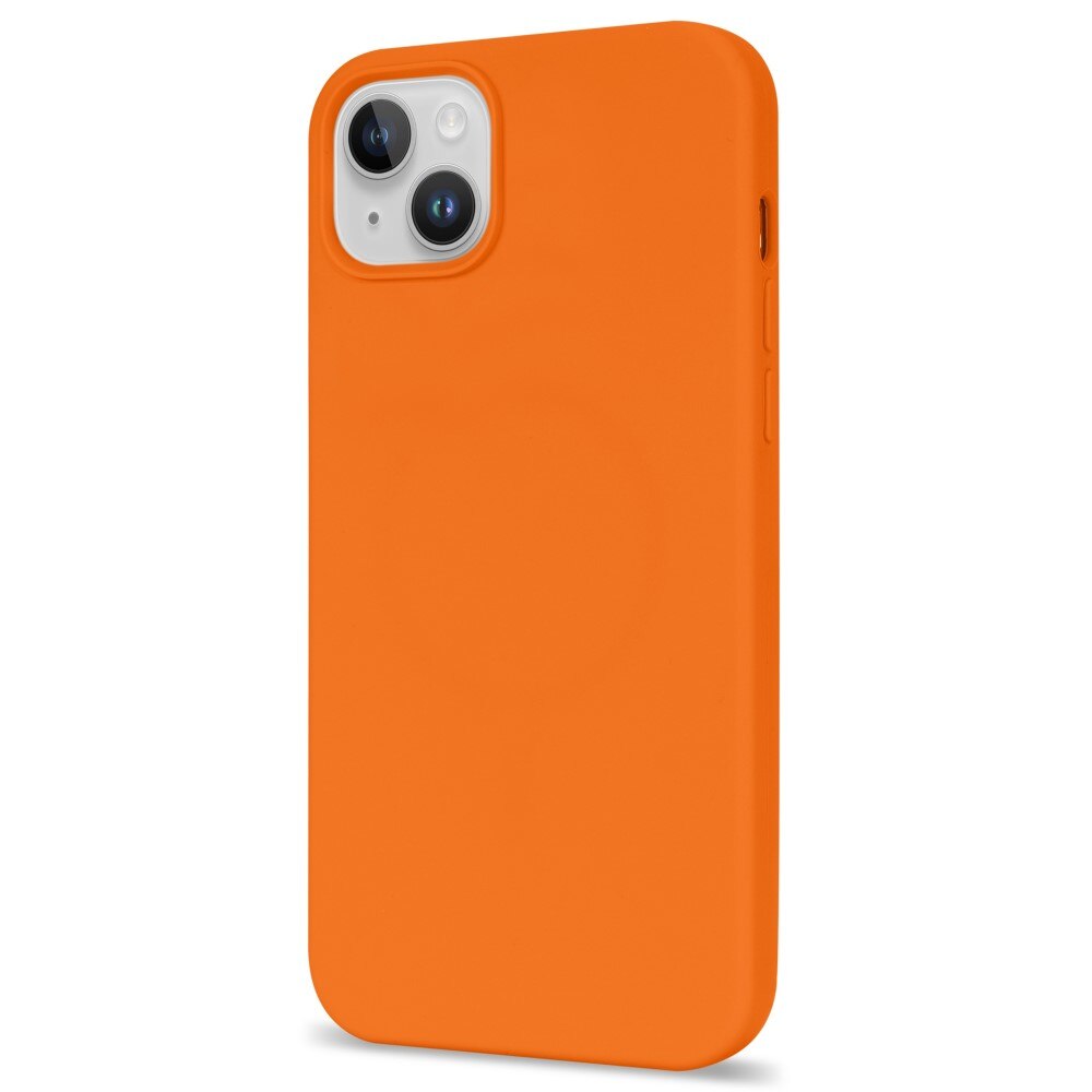 Silikonikuori iPhone 14 oranssi