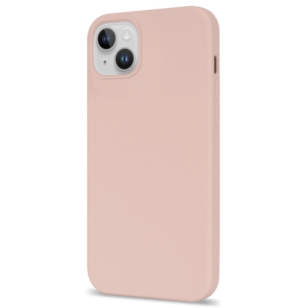 Silikonikuori iPhone 14 Plus vaaleanpunainen