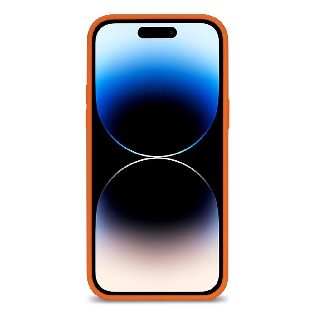 Silikonikuori iPhone 14 Pro oranssi