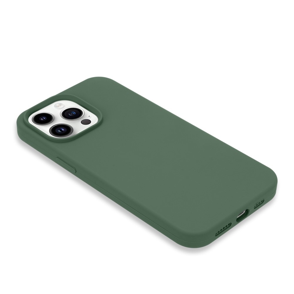 Silikonikuori iPhone 14 Pro Max vihreä