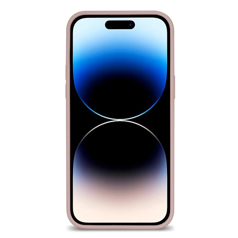 Silikonikuori iPhone 14 Pro Max vaaleanpunainen