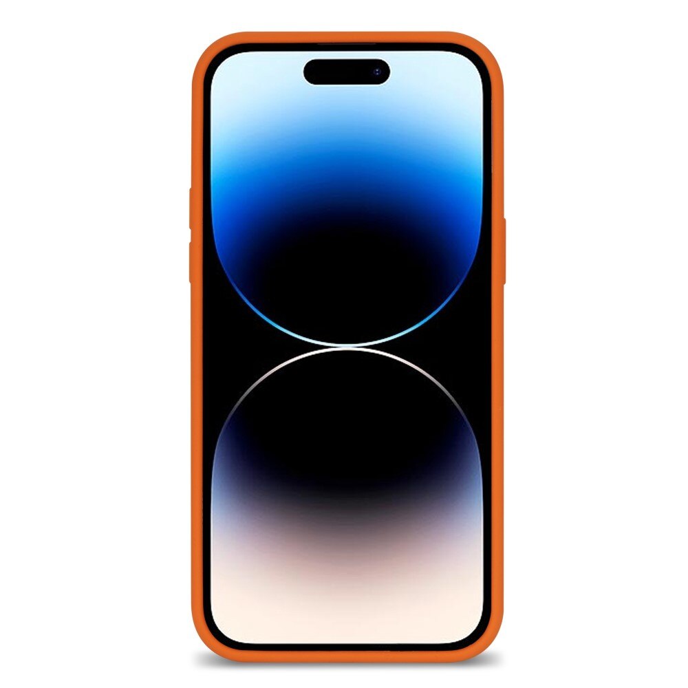 Silikonikuori iPhone 14 Pro Max oranssi