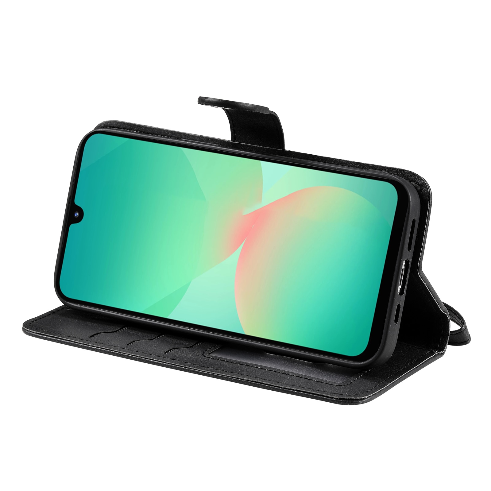 Magneettinen lompakko Samsung Galaxy A17 Musta