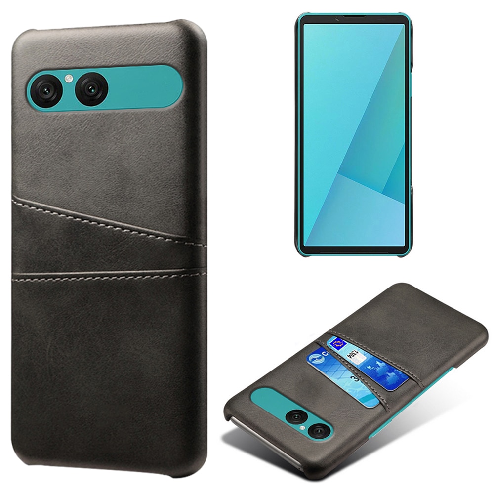 Card Slots Case Sony Xperia 10 VII Musta
