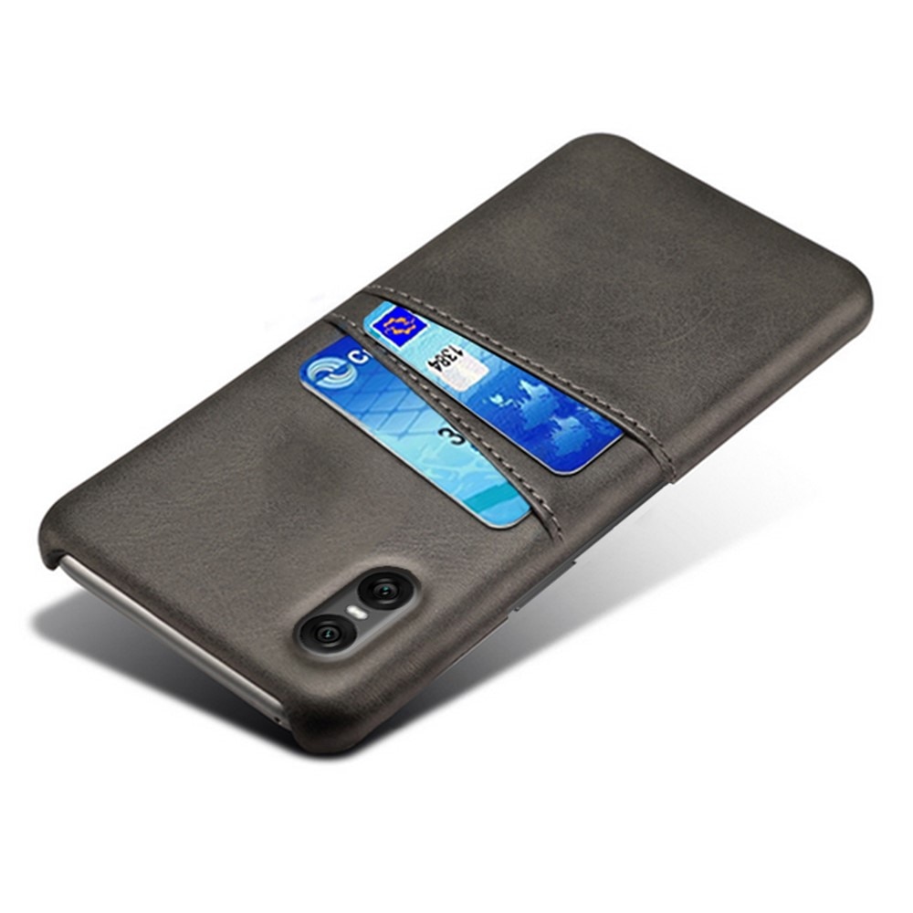 Card Slots Case Sony Xperia 10 VII Musta
