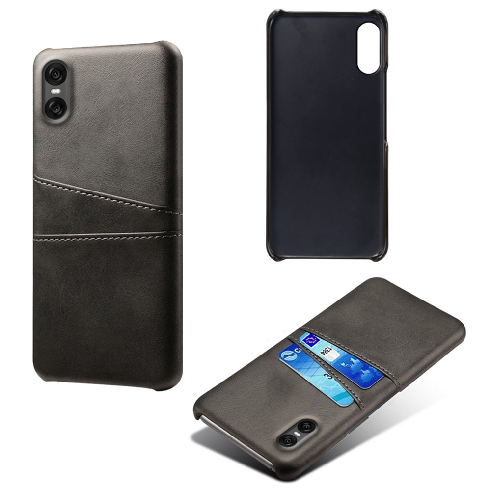 Card Slots Case Sony Xperia 10 VII Musta