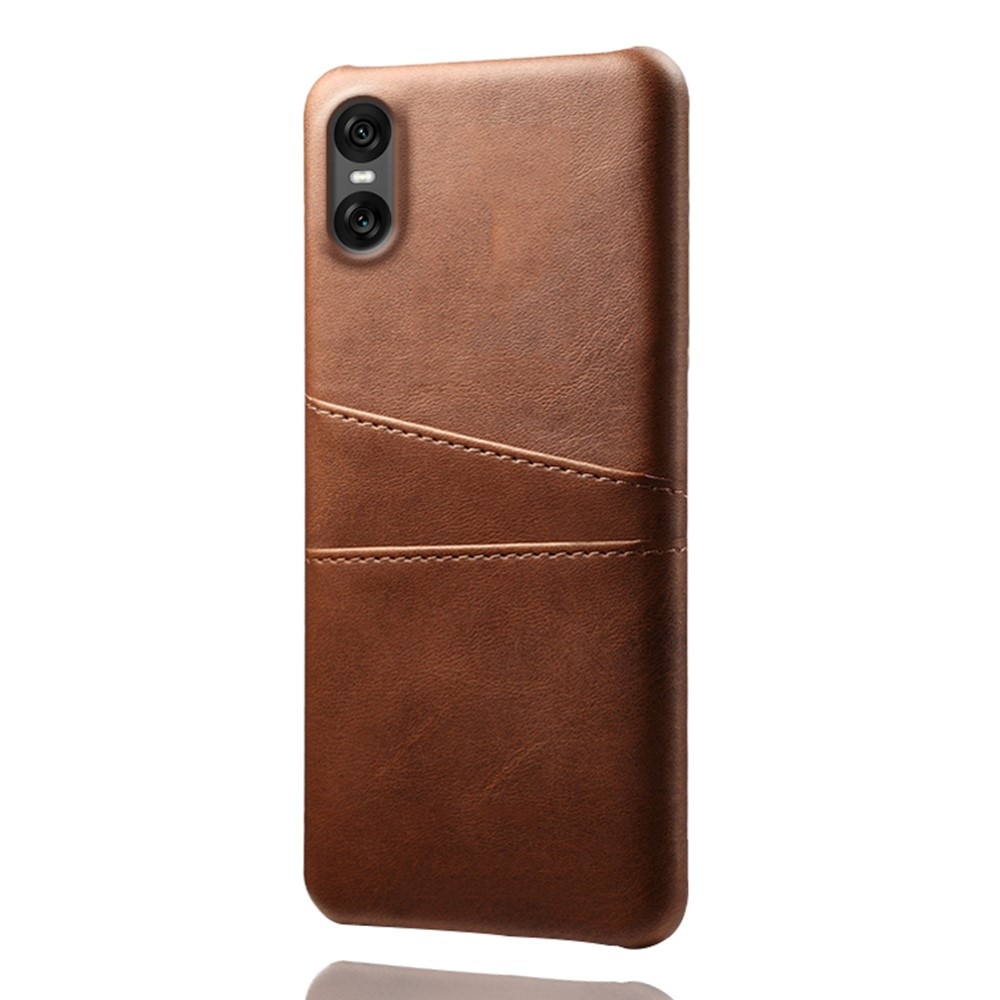 Card Slots Case Sony Xperia 10 VII Ruskea