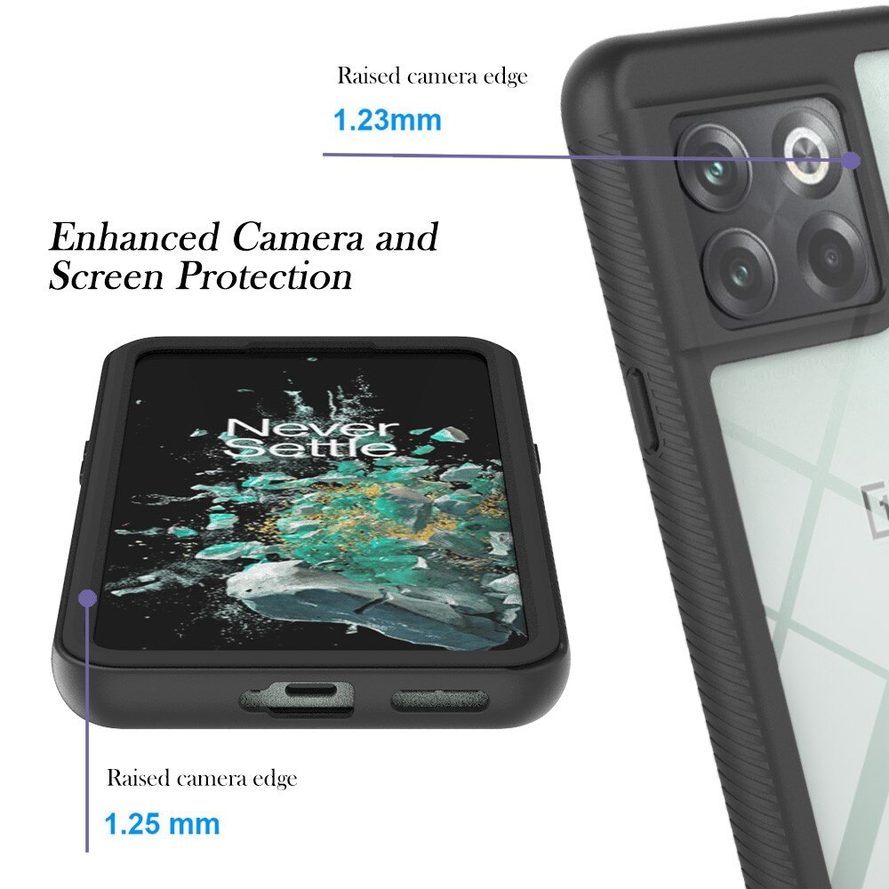 Full Cover Kuori  OnePlus 10T Musta