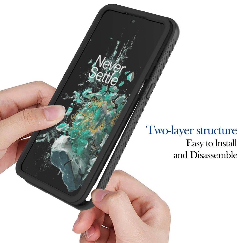 Full Cover Kuori OnePlus 10T musta