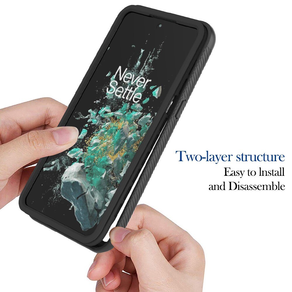 Full Cover Kuori  OnePlus 10T Musta