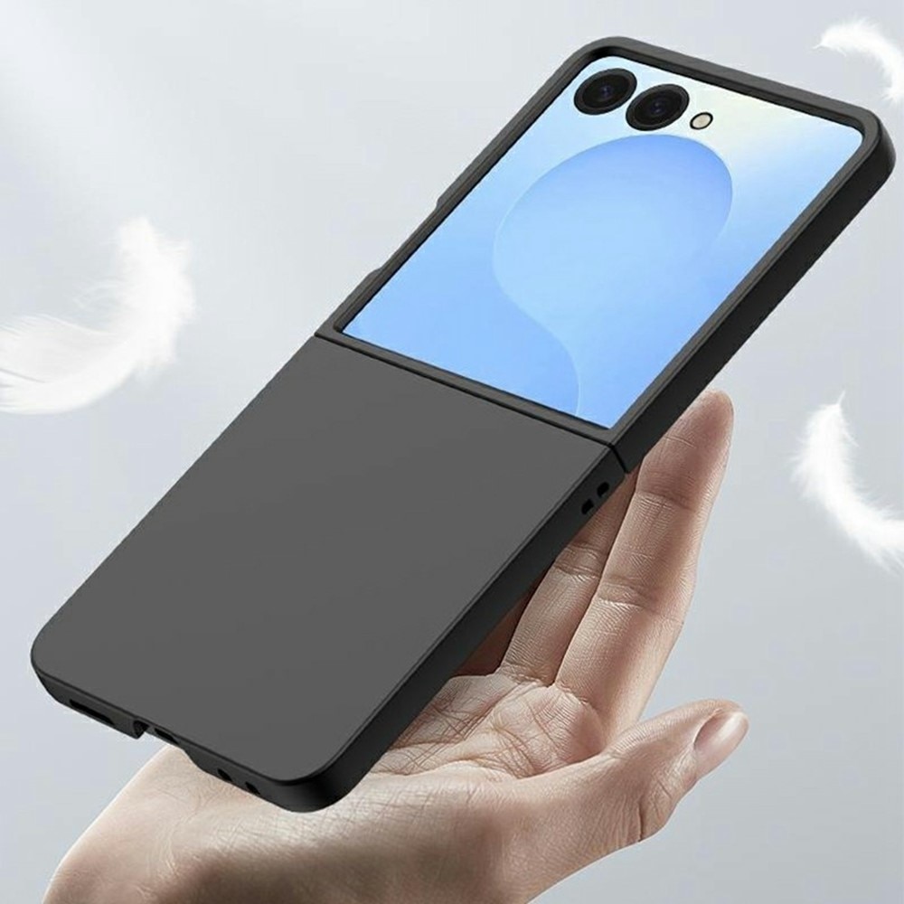 Hard Case Rubberized Samsung Galaxy Z Flip 7 musta