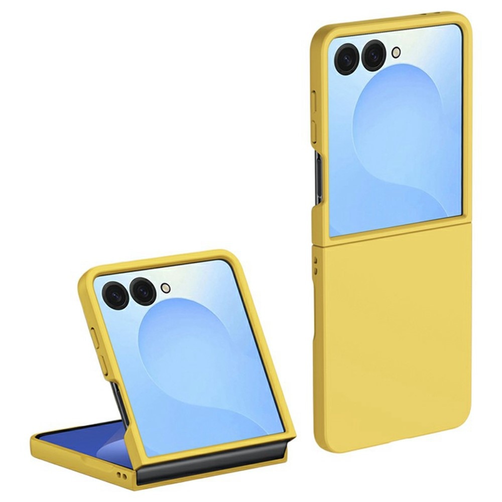 Hard Case Rubberized Samsung Galaxy Z Flip 7 Keltainen