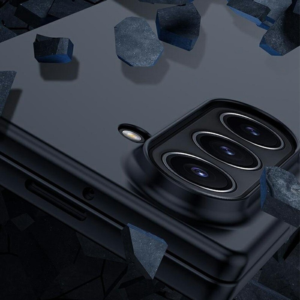 Hard Case Rubberized Samsung Galaxy Z Flip 7 musta