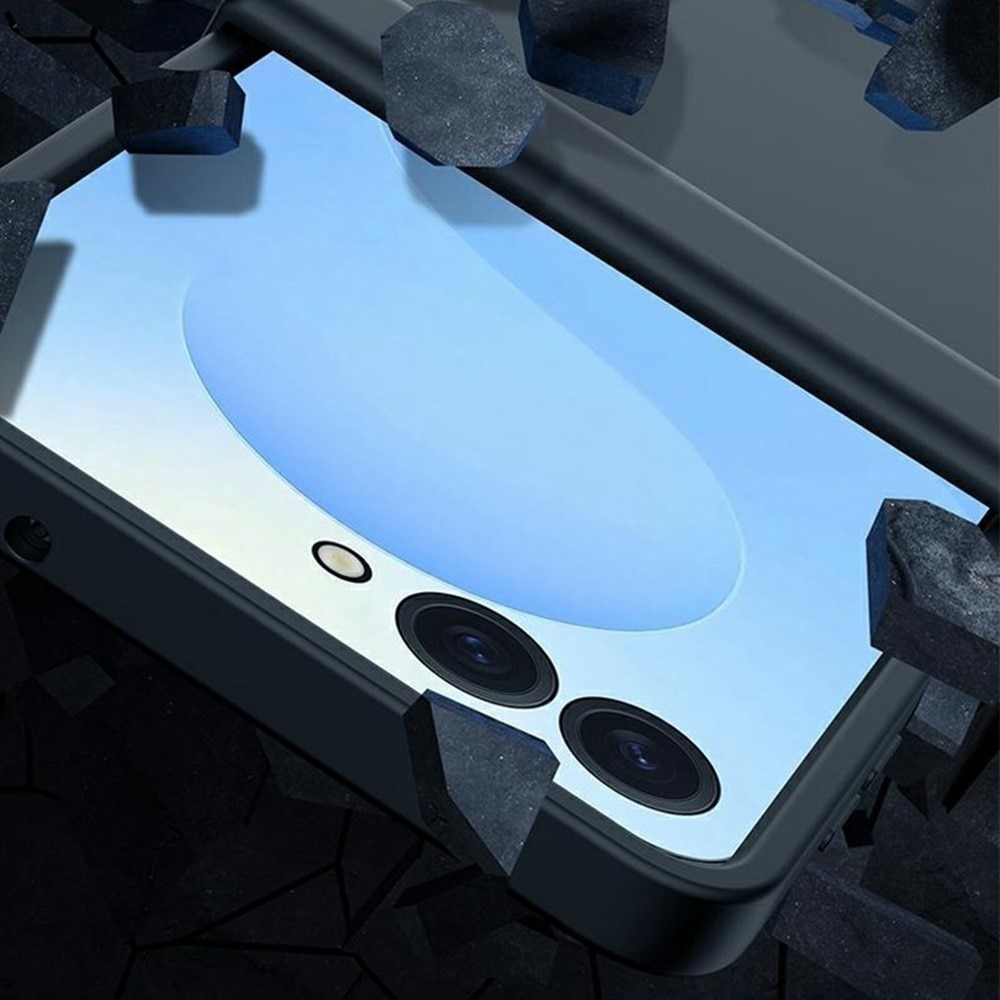 Hard Case Rubberized Hinge Protection Samsung Galaxy Z Flip 7 Valkoinen