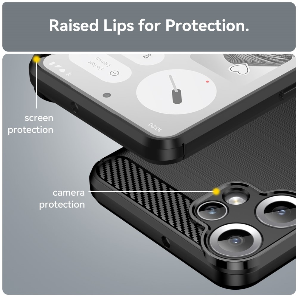 Nothing CMF Phone 2 Pro Kuori TPU Brushed Musta