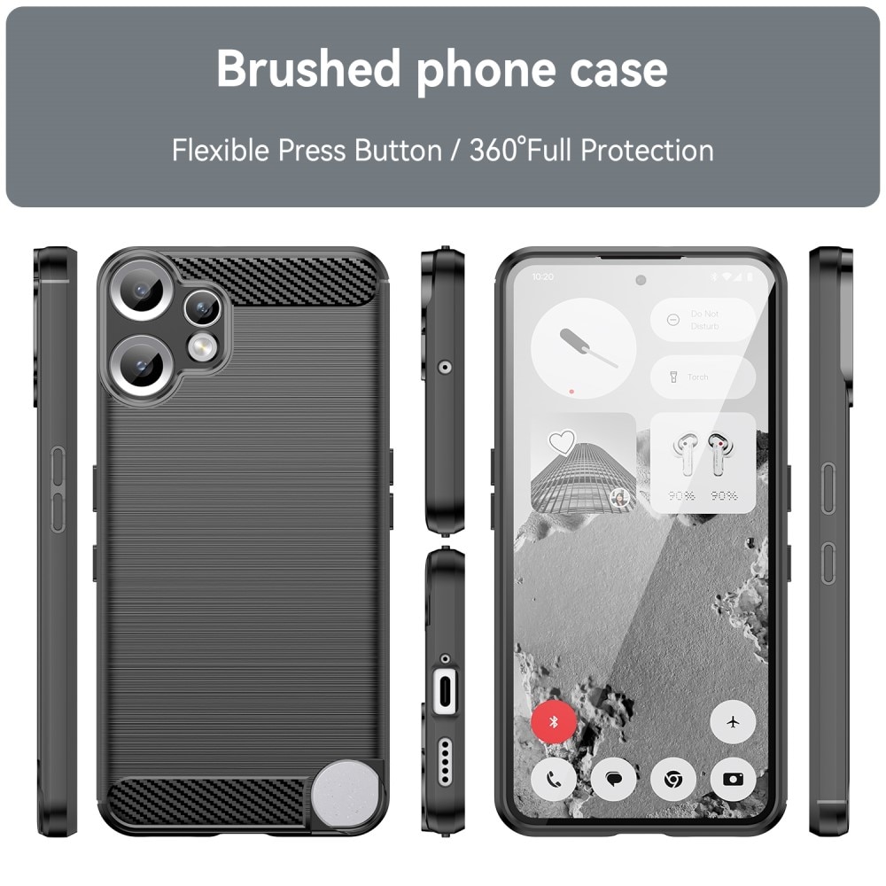 Nothing CMF Phone 2 Pro Kuori TPU Brushed Musta
