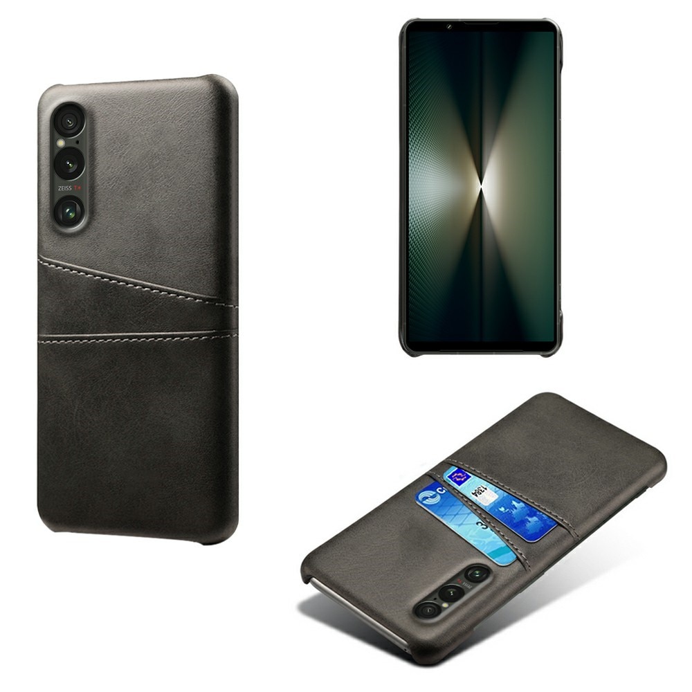 Card Slots Case Sony Xperia 1 VII Musta