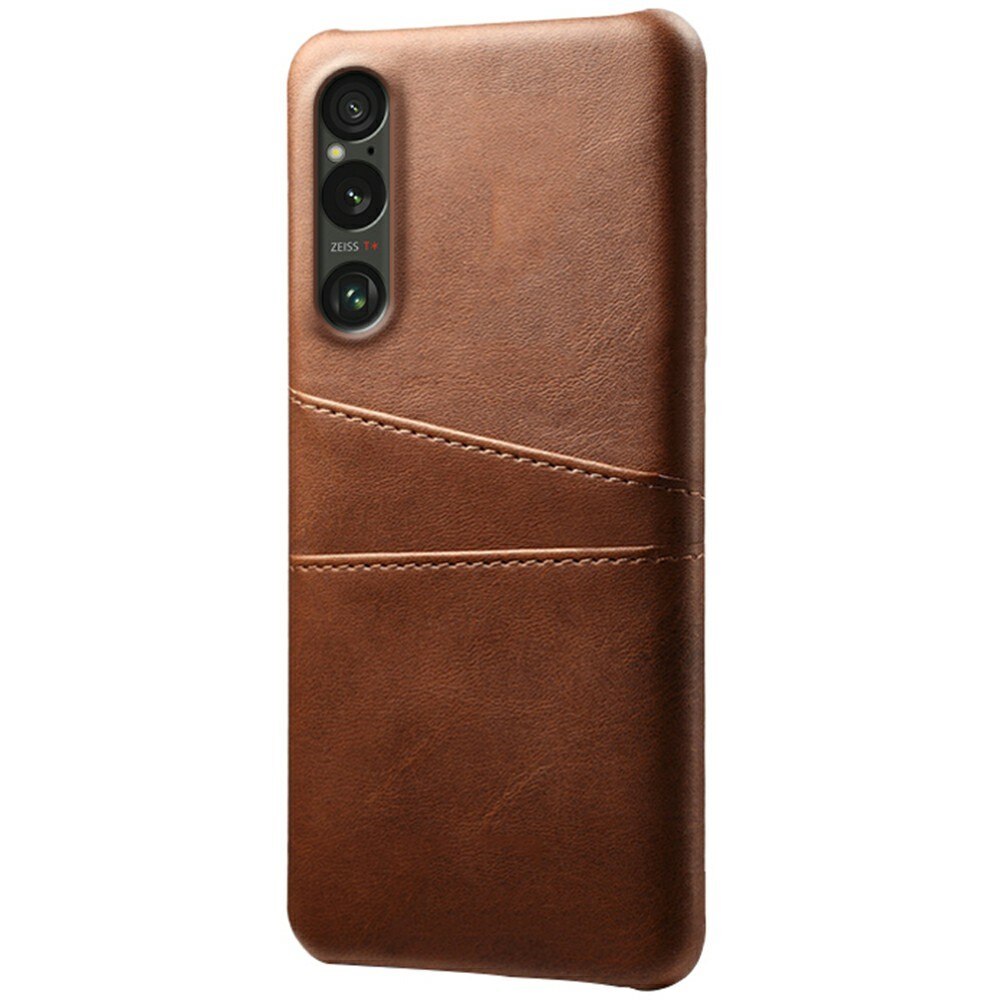 Card Slots Case Sony Xperia 1 VII Ruskea