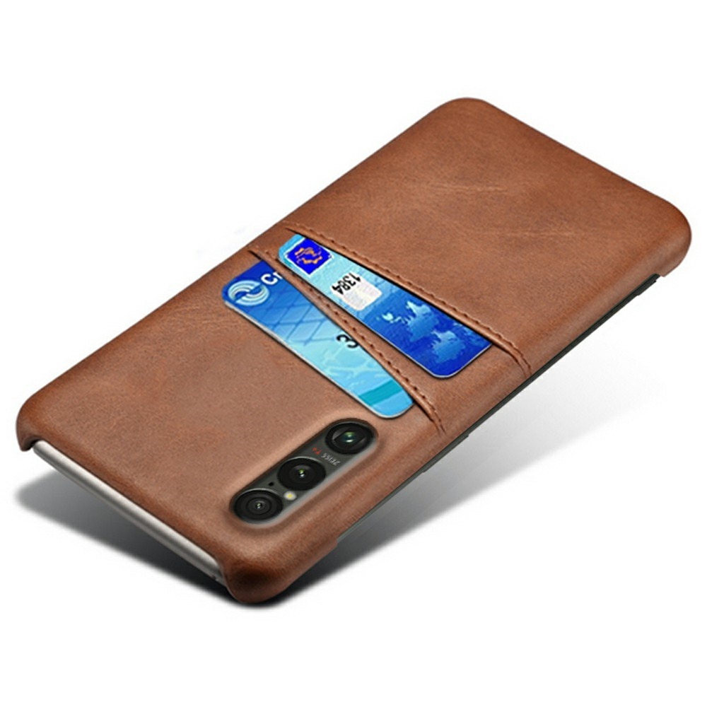 Card Slots Case Sony Xperia 1 VII Ruskea