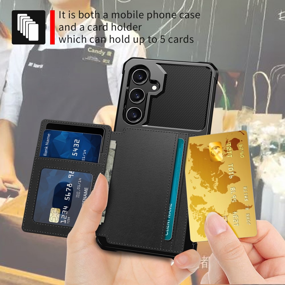 Tough Multi-slot Case Samsung Galaxy S24 FE Musta
