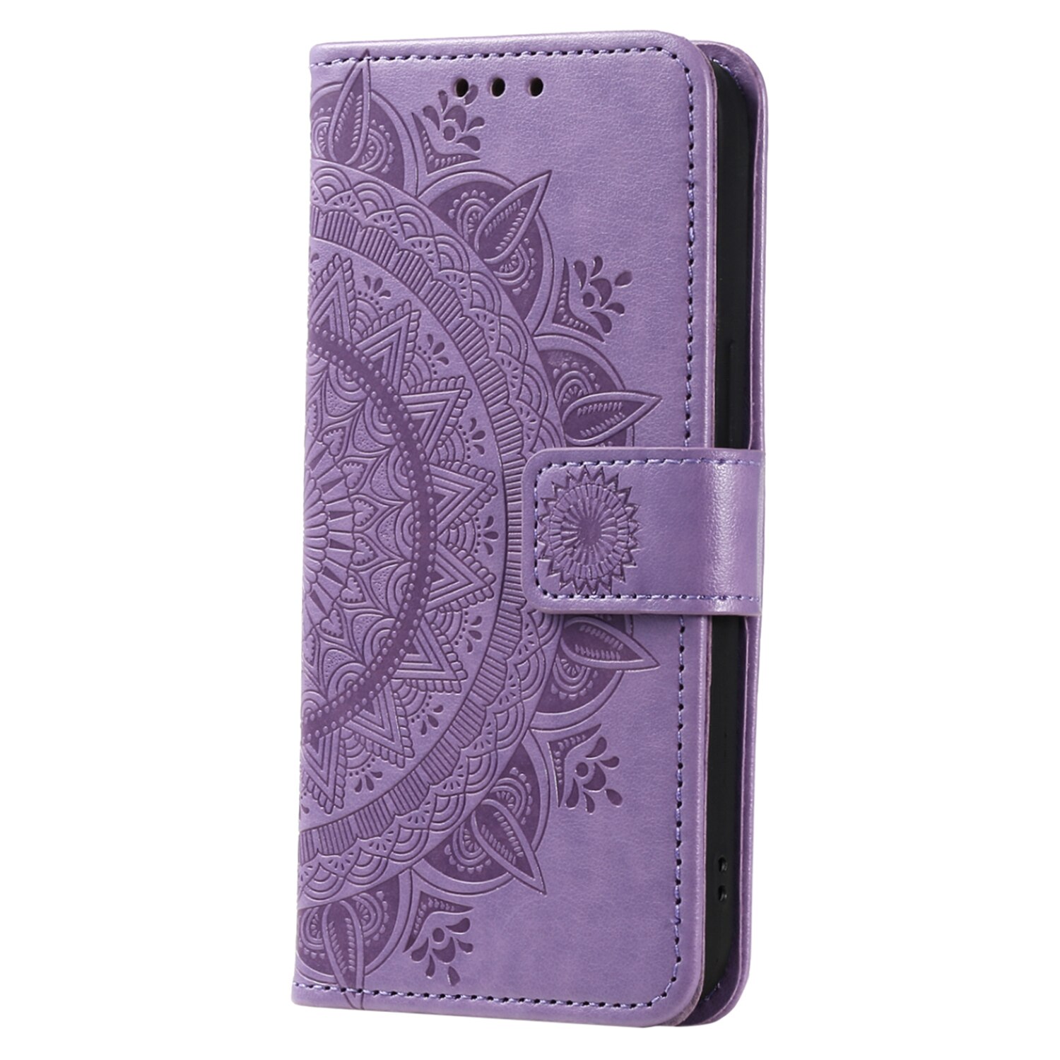 Nahkakotelo Mandala Samsung Galaxy A17 Liila
